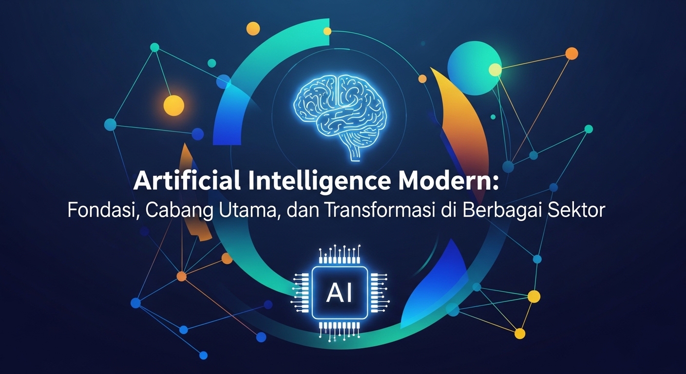 Artificial Intelligence Modern: Fondasi, Cabang Utama, dan Transformasi di Berbagai Sektor