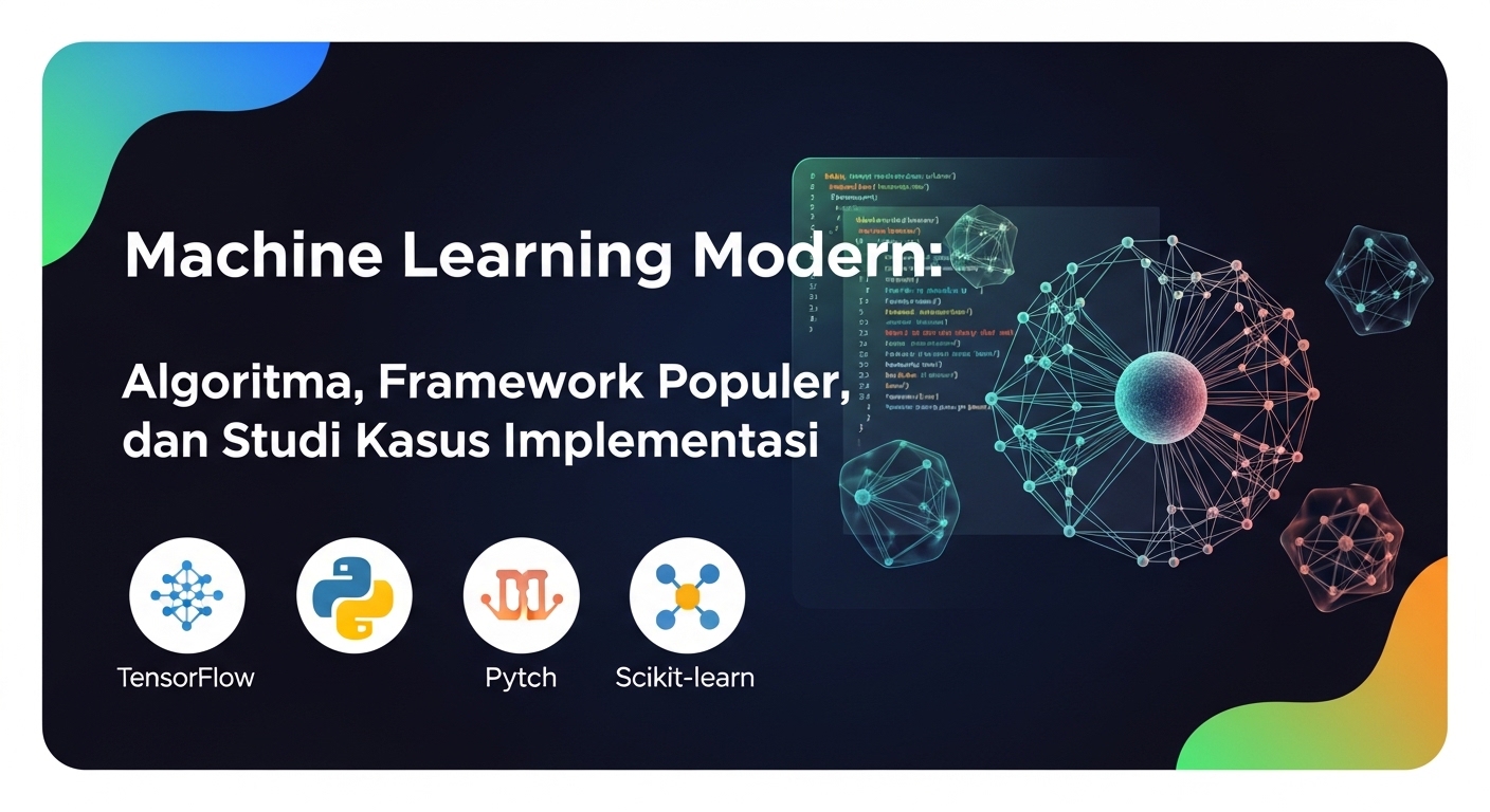 Machine Learning Modern: Algoritma, Framework Populer, dan Studi Kasus Implementasi