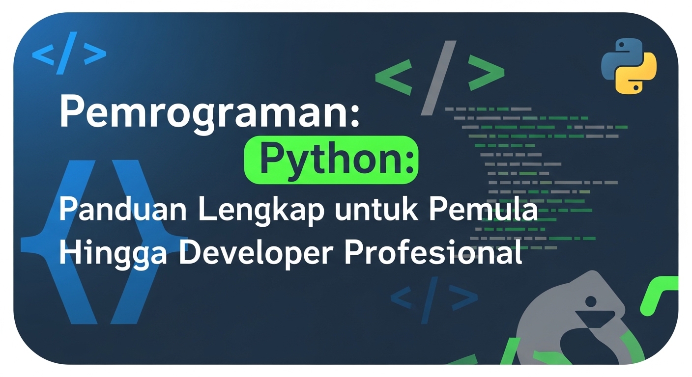 Pemrograman Python: Panduan Lengkap untuk Pemula Hingga Developer Profesional