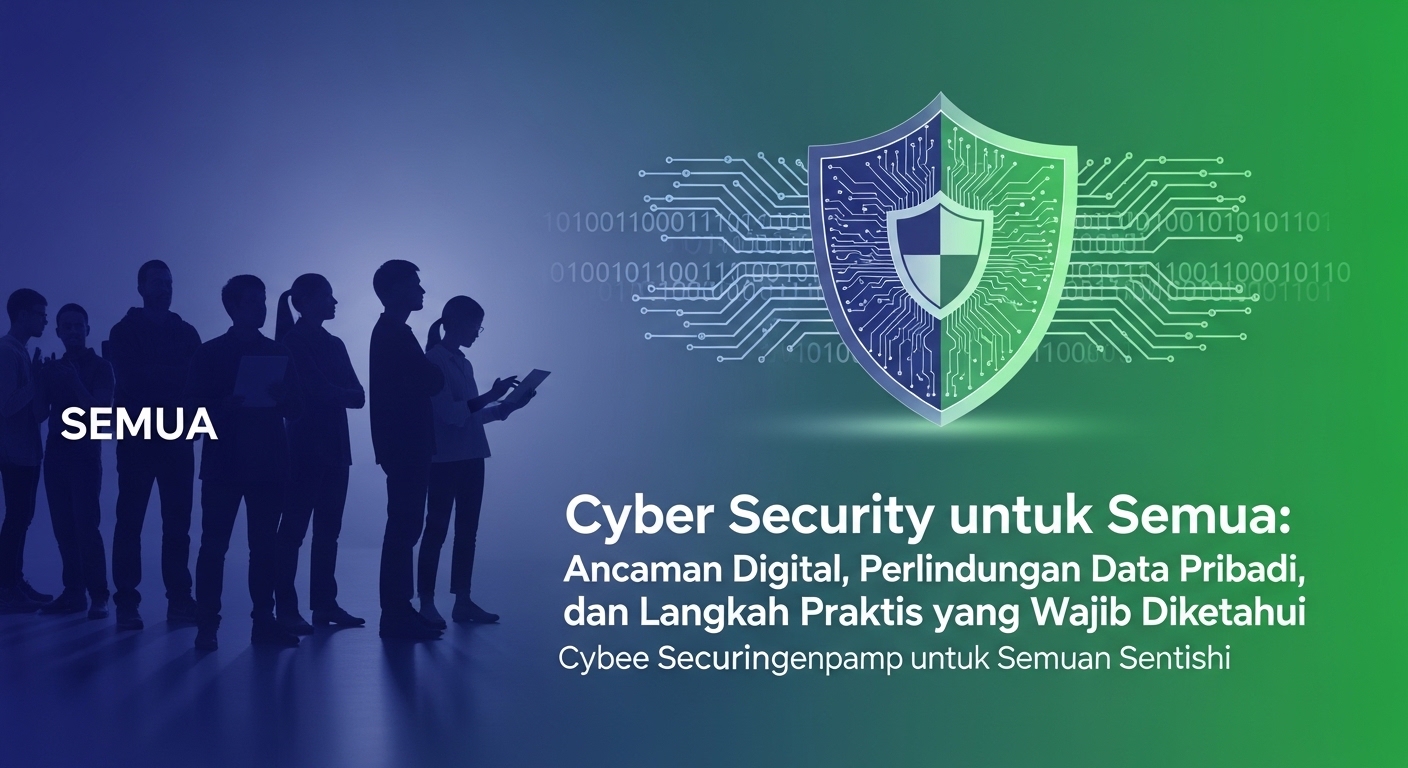 Cyber Security untuk Semua: Ancaman Digital, Perlindungan Data Pribadi, dan Langkah Praktis yang Wajib Diketahui