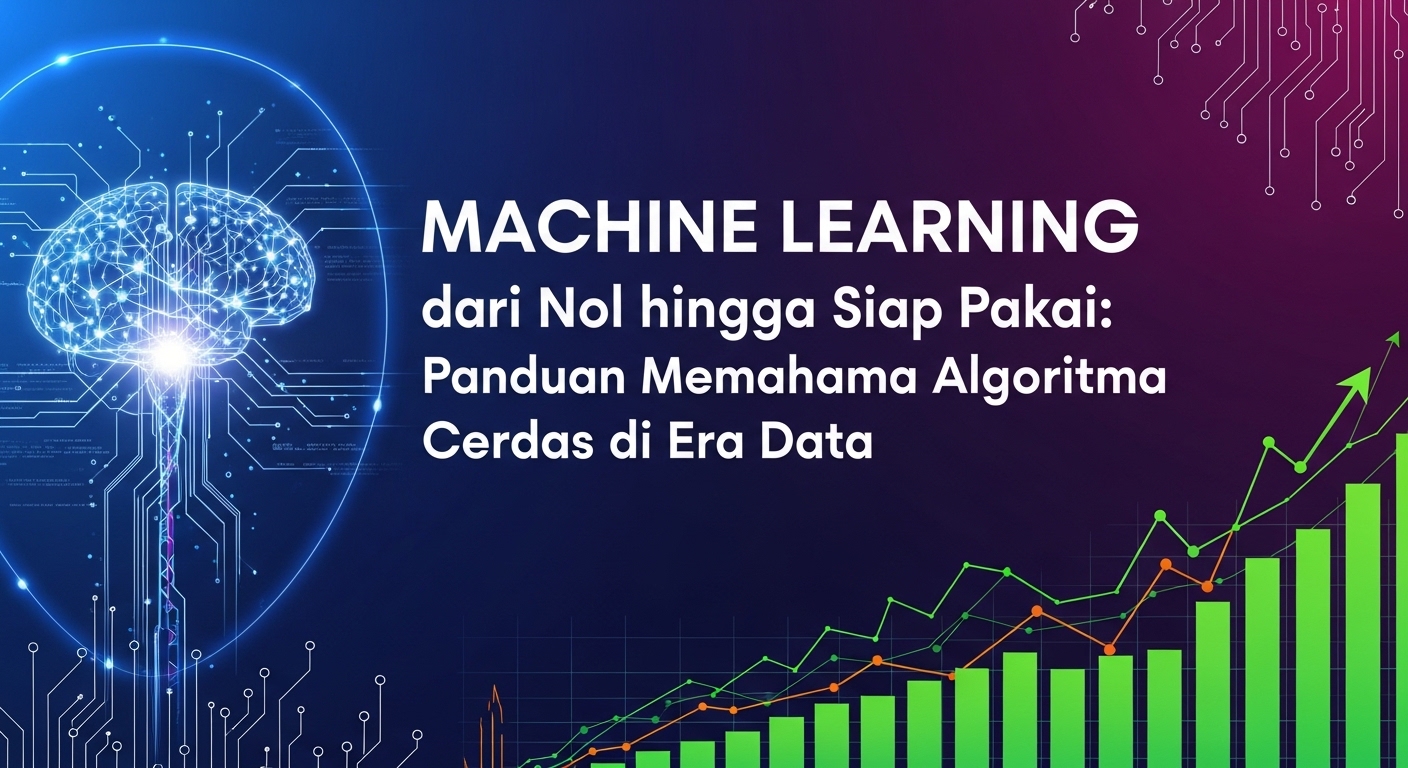 Machine Learning dari Nol hingga Siap Pakai: Panduan Memahami Algoritma Cerdas di Era Data