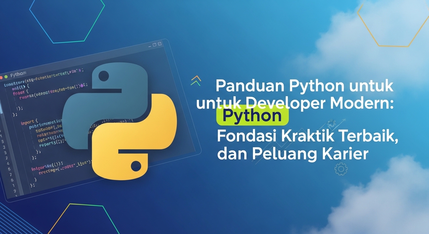Panduan Python untuk Developer Modern: Fondasi Kuat, Praktik Terbaik, dan Peluang Karier