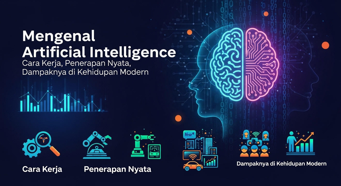 Mengenal Artificial Intelligence: Cara Kerja, Penerapan Nyata, dan Dampaknya di Kehidupan Modern