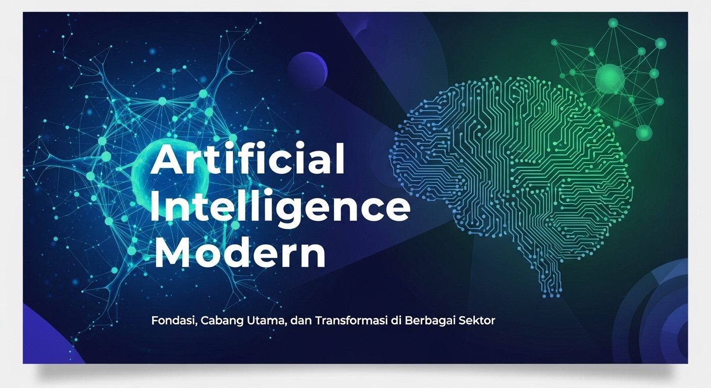 Artificial Intelligence Modern: Fondasi, Cabang Utama, dan Transformasi di Berbagai Sektor
