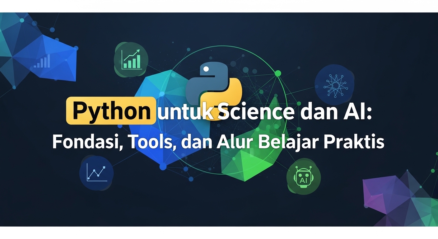Python untuk Data Science dan AI: Fondasi, Tools, dan Alur Belajar Praktis