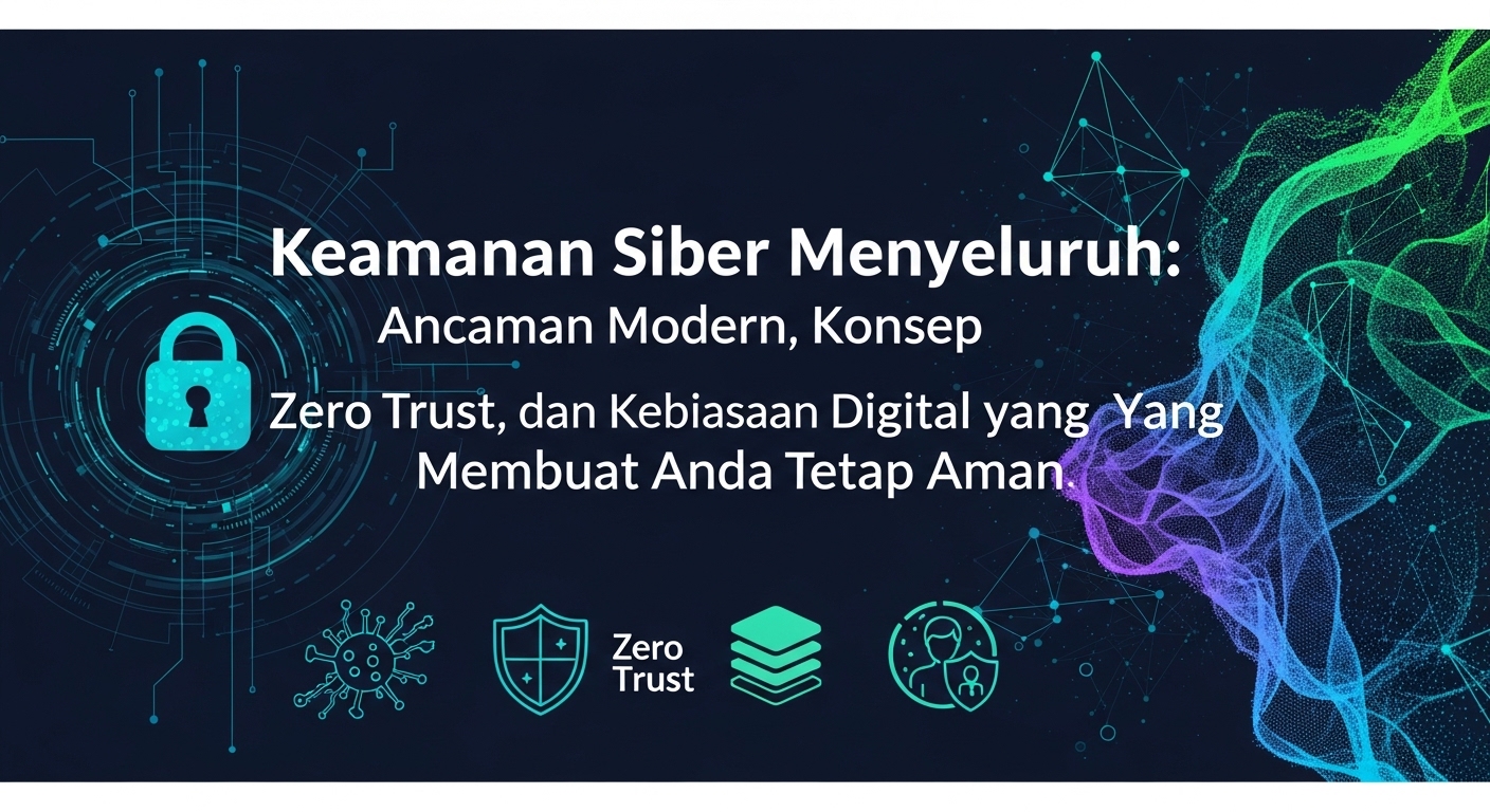 Keamanan Siber Menyeluruh: Ancaman Modern, Konsep Zero Trust, dan Kebiasaan Digital yang Membuat Anda Tetap Aman
