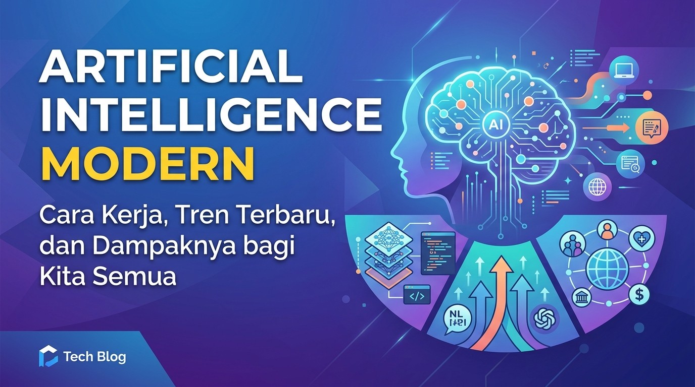 Artificial Intelligence Modern: Cara Kerja, Tren Terbaru, dan Dampaknya bagi Kita Semua