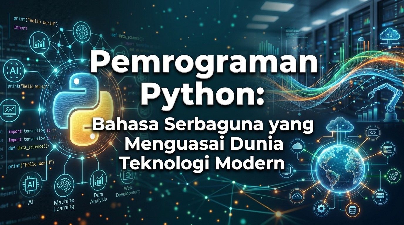 Pemrograman Python: Bahasa Serbaguna yang Menguasai Dunia Teknologi Modern
