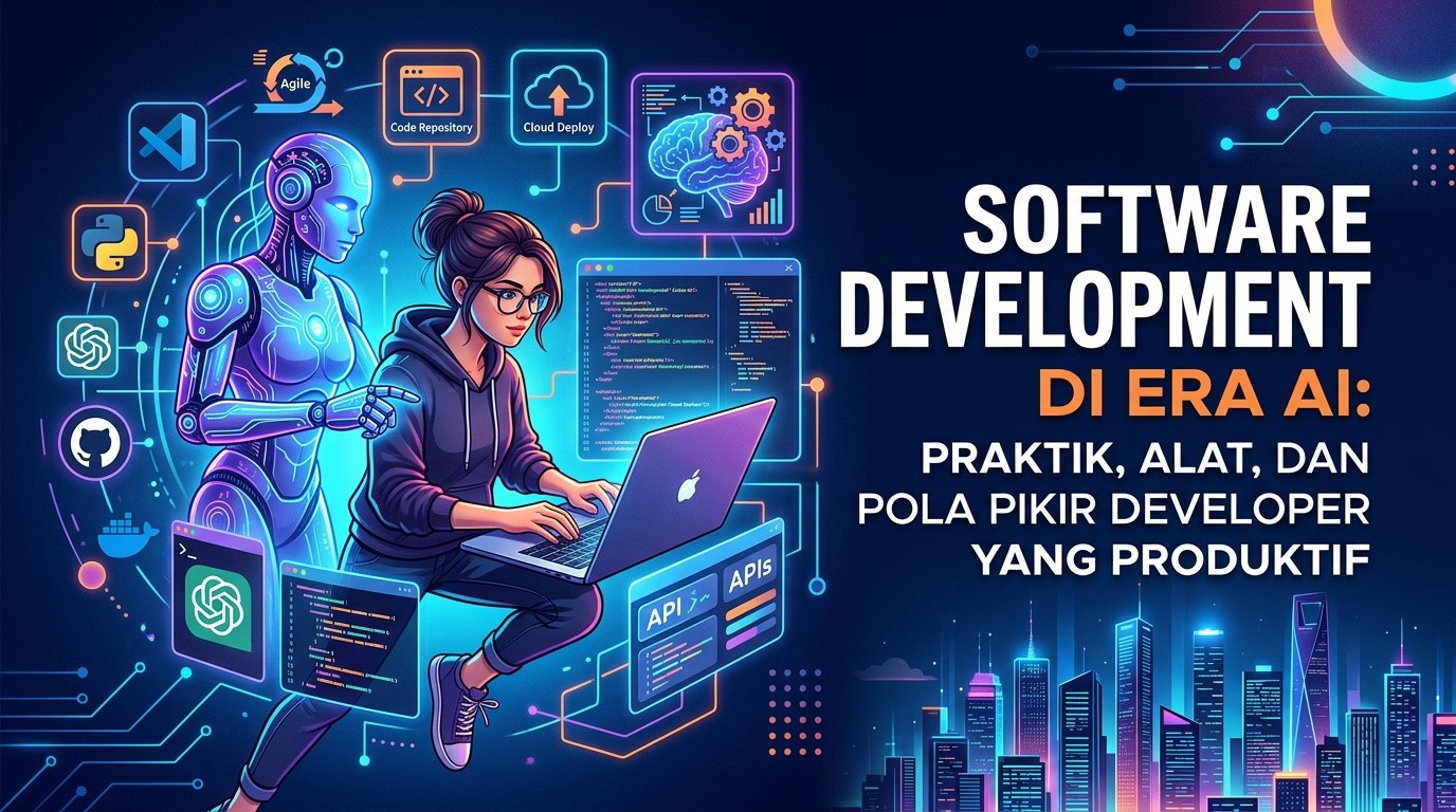 Software Development di Era AI: Praktik, Alat, dan Pola Pikir Developer yang Produktif