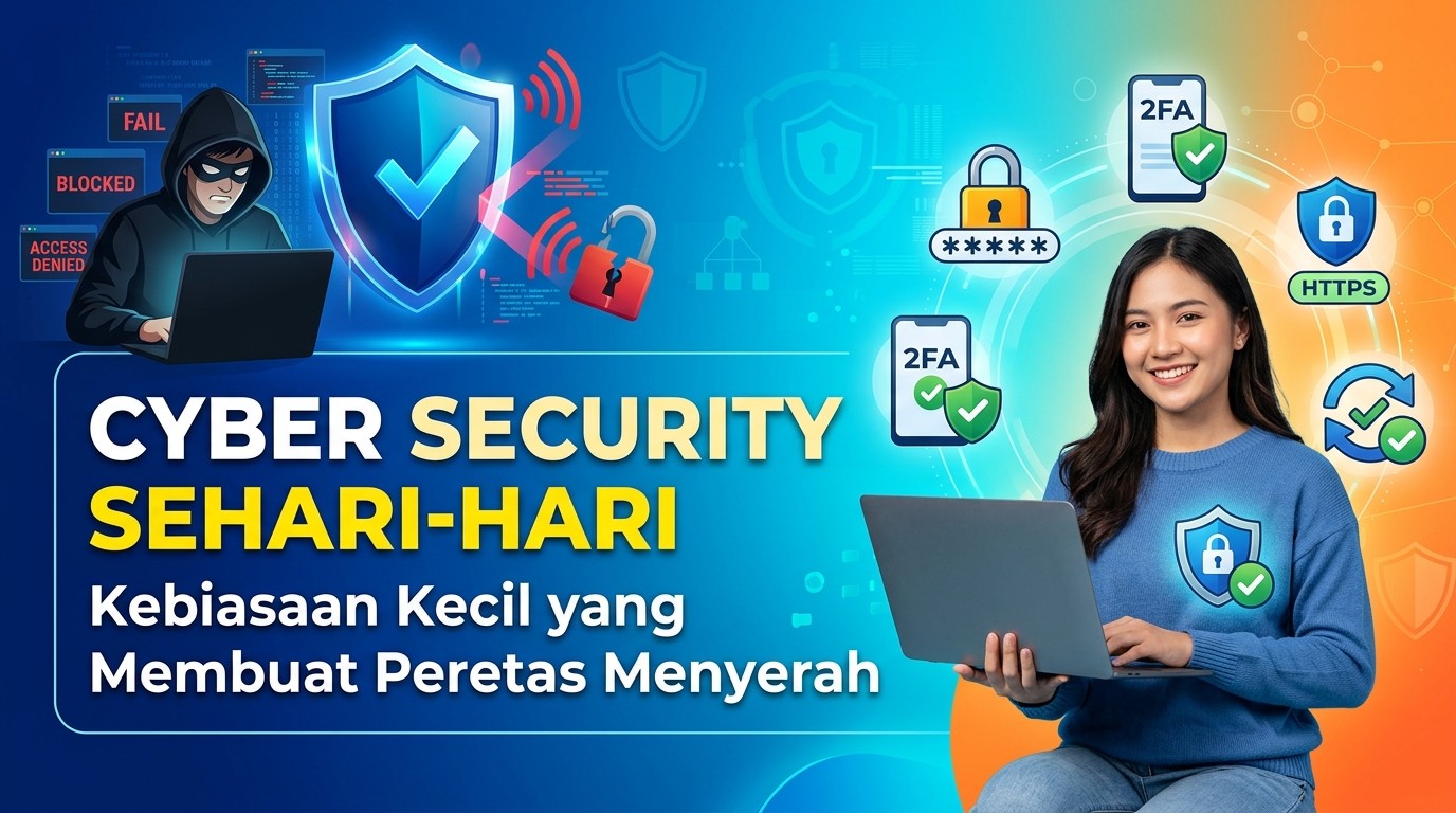 Cyber Security Sehari-hari: Kebiasaan Kecil yang Membuat Peretas Menyerah