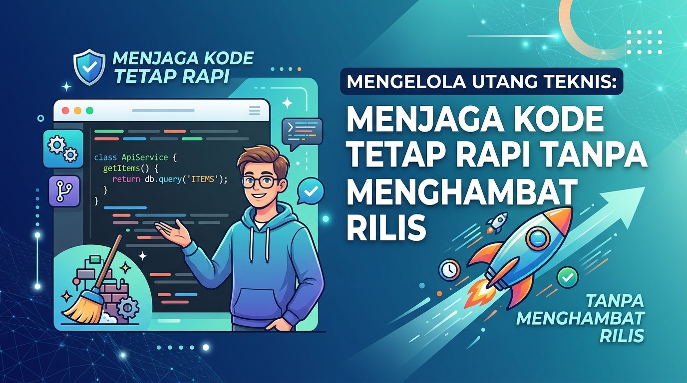 Mengelola Utang Teknis: Menjaga Kode Tetap Rapi Tanpa Menghambat Rilis