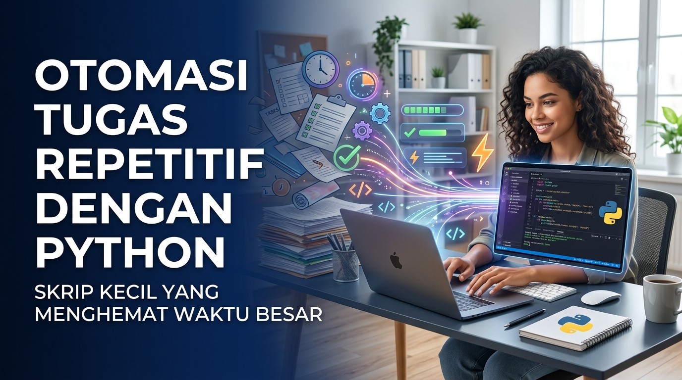 Otomasi Tugas Repetitif dengan Python: Skrip Kecil yang Menghemat Waktu Besar
