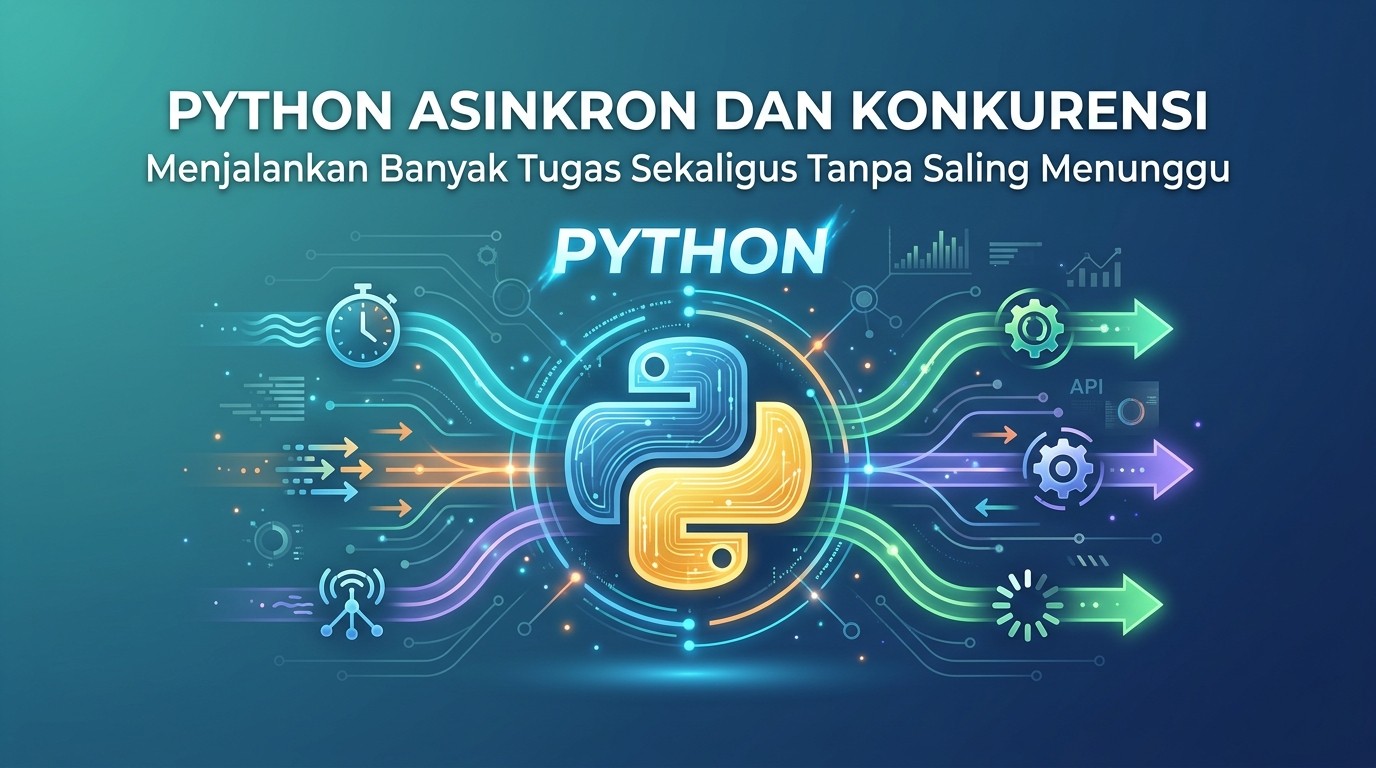 Python Asinkron dan Konkurensi: Menjalankan Banyak Tugas Sekaligus Tanpa Saling Menunggu