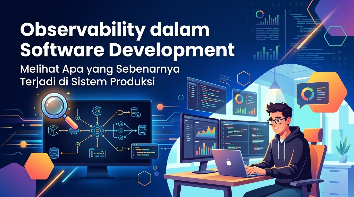 Observability dalam Software Development: Melihat Apa yang Sebenarnya Terjadi di Sistem Produksi