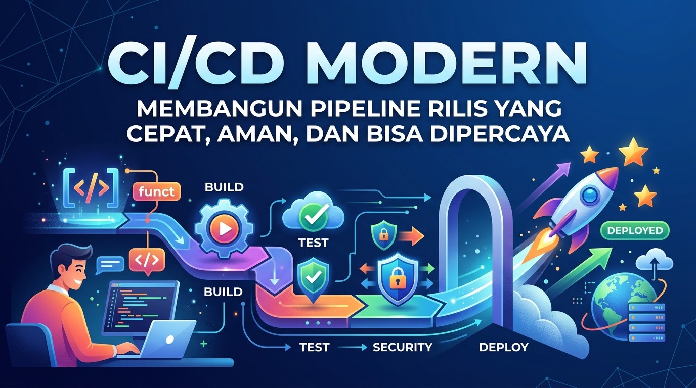 CI/CD Modern: Membangun Pipeline Rilis yang Cepat, Aman, dan Bisa Dipercaya