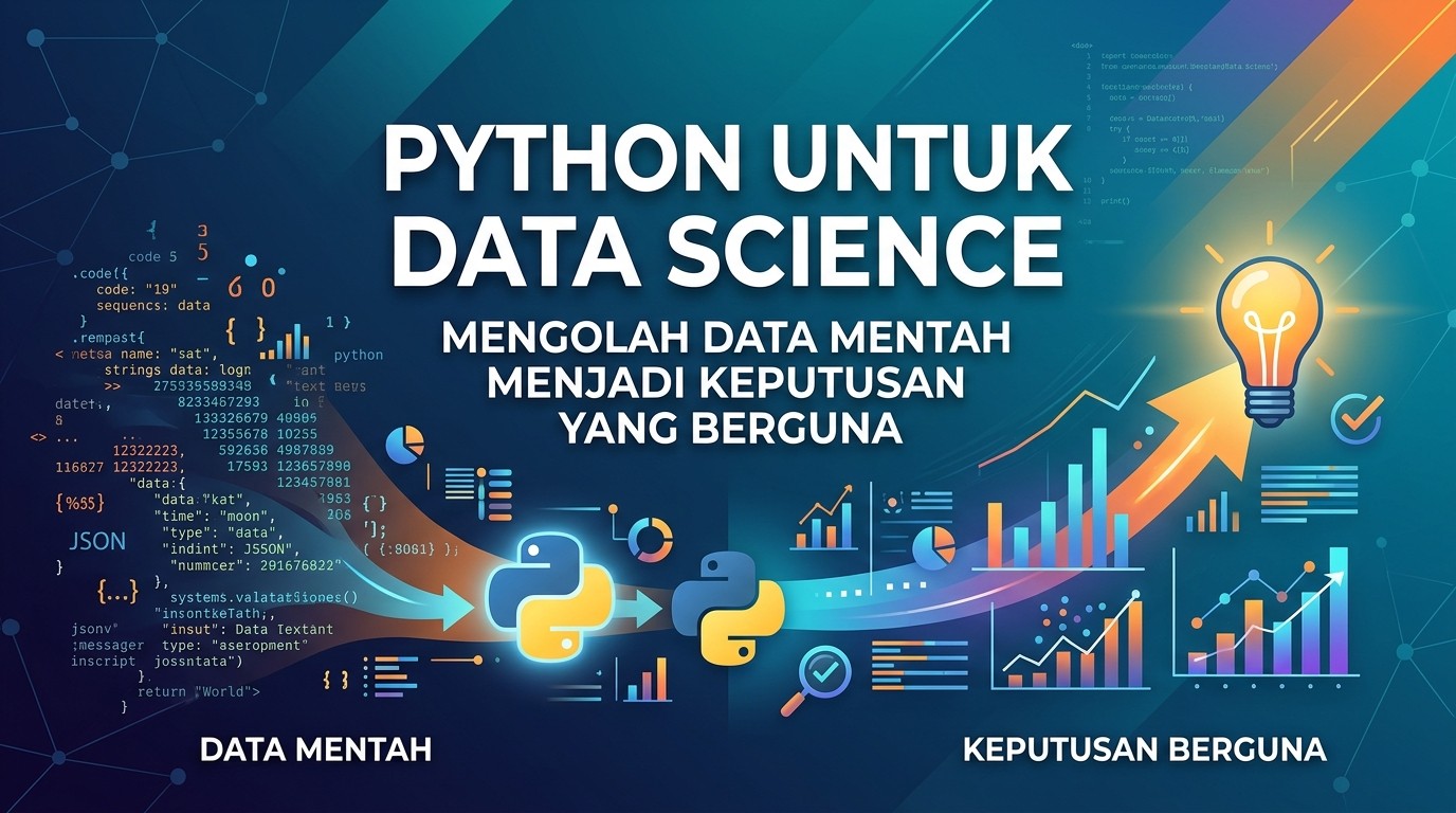 Python untuk Data Science: Mengolah Data Mentah Menjadi Keputusan yang Berguna