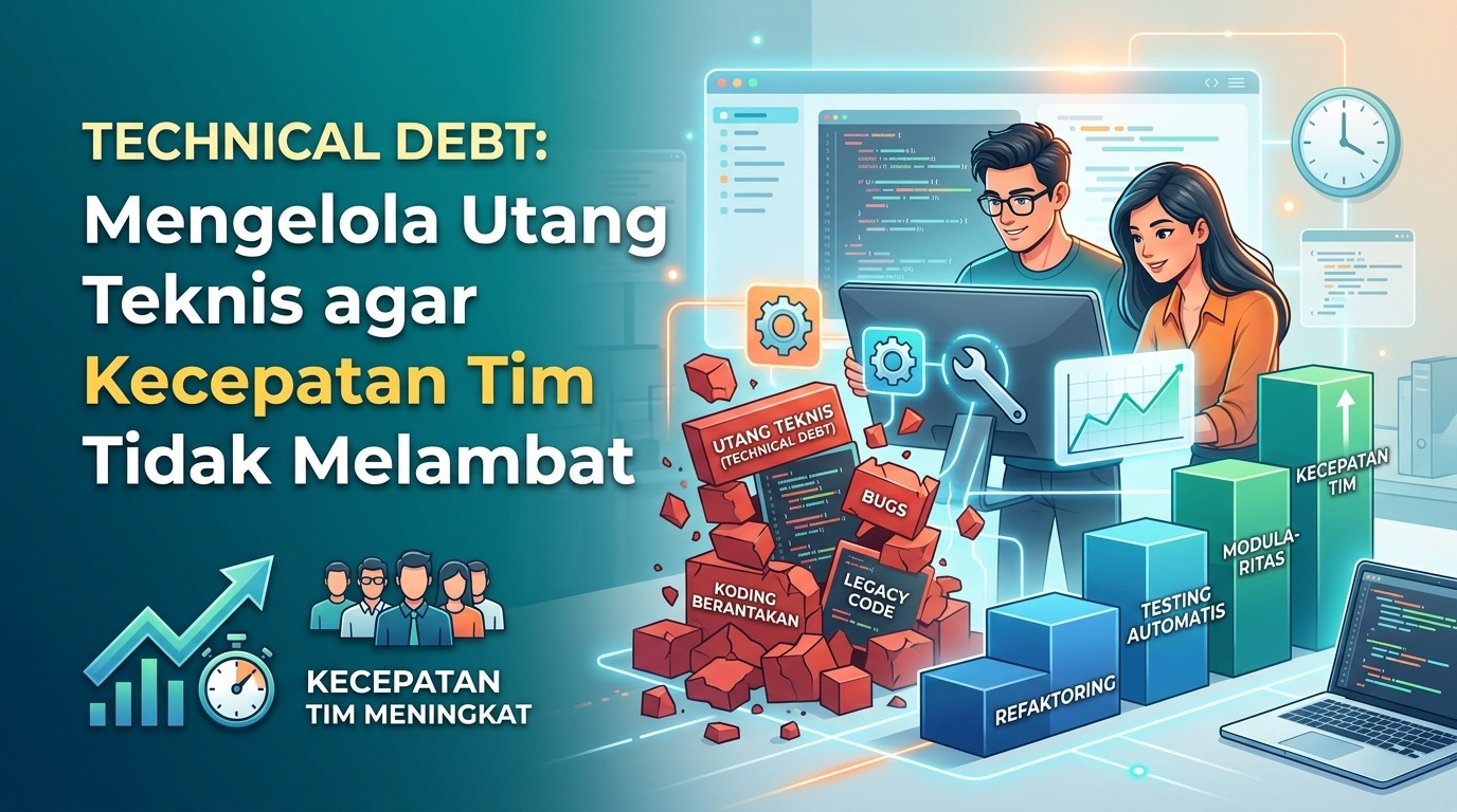 Technical Debt: Mengelola Utang Teknis agar Kecepatan Tim Tidak Melambat
