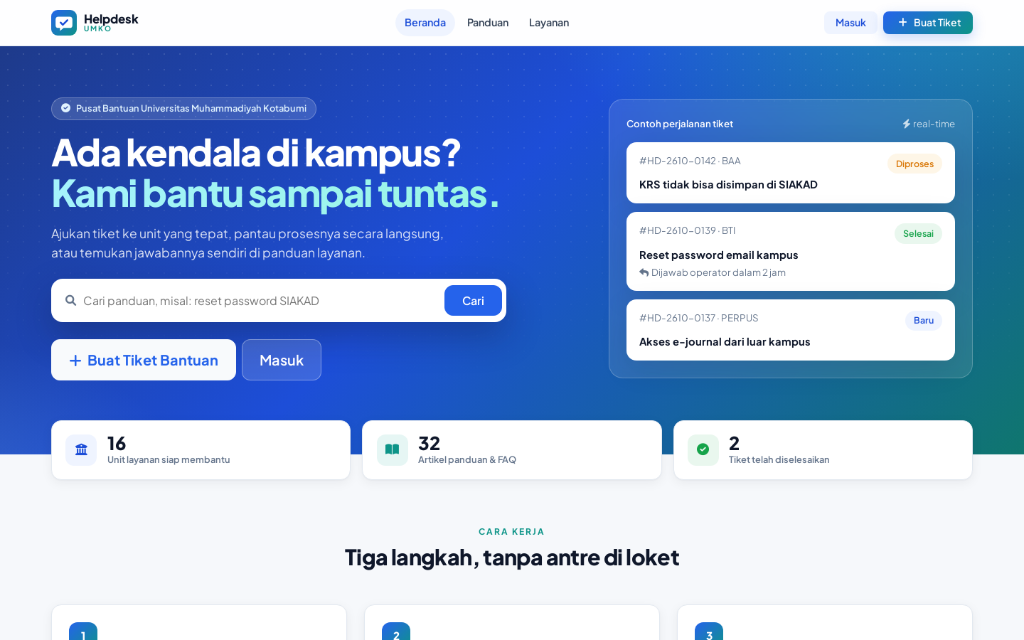 Helpdesk UMKO