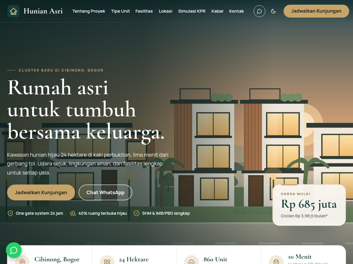 Hunian WordPress Theme