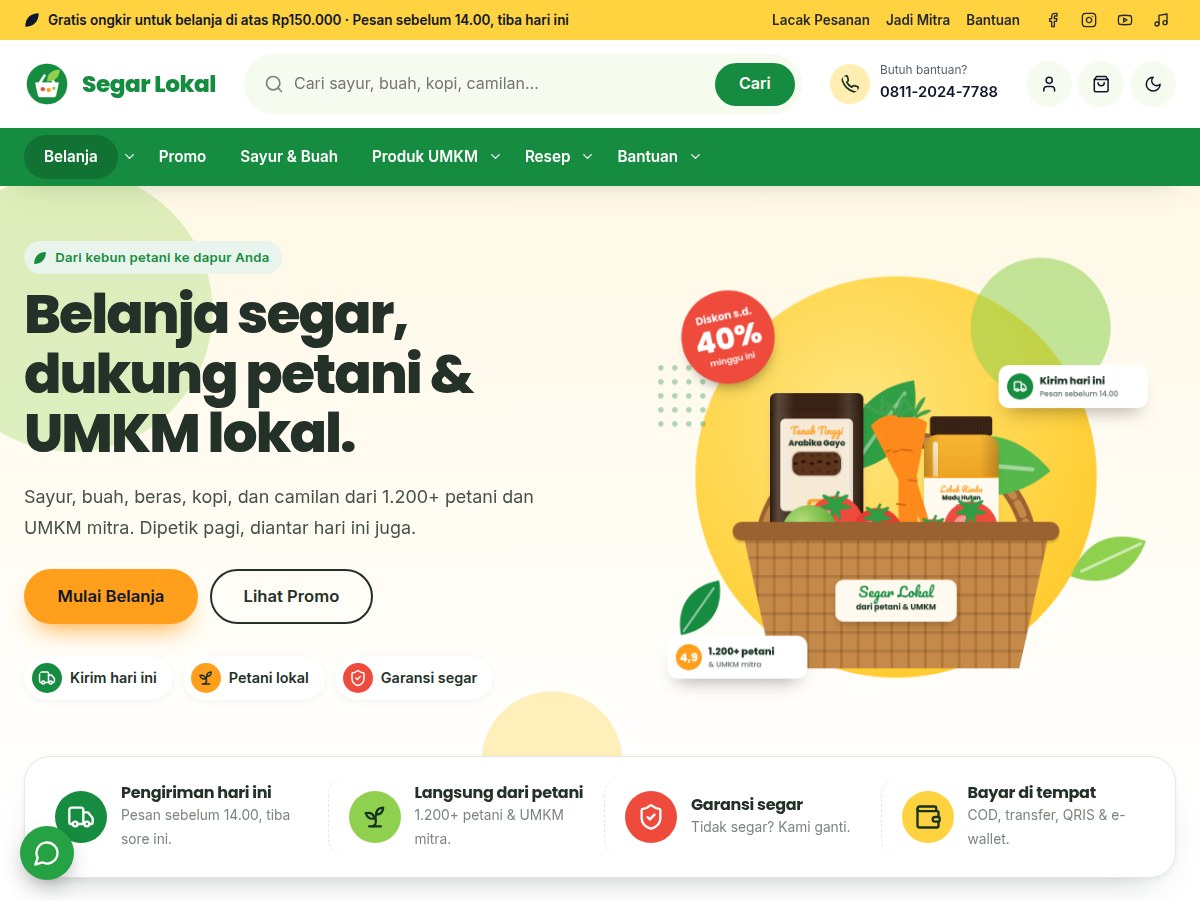 Segar WordPress Theme