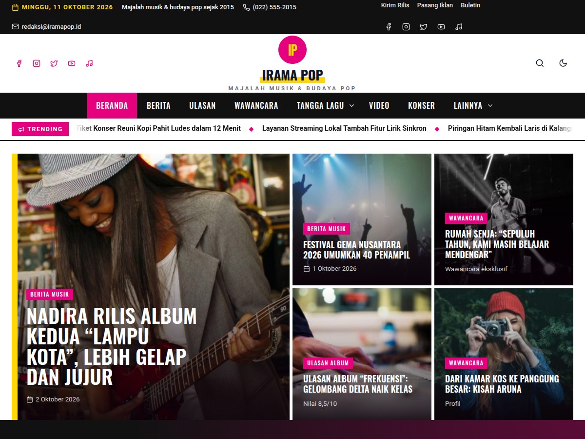 Irama WordPress Theme