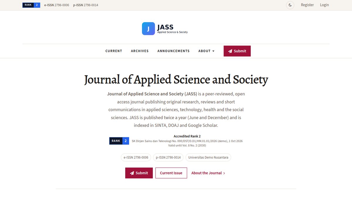 Scholarly OJS Theme