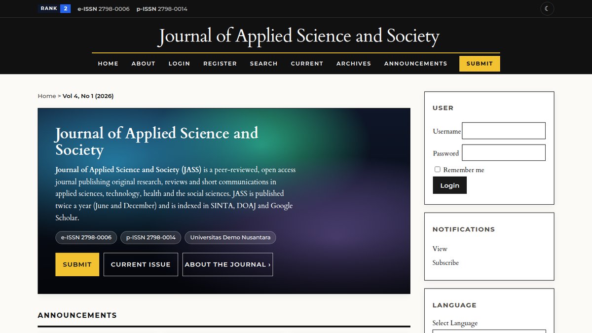 Broadsheet OJS Theme (OJS 2.4)