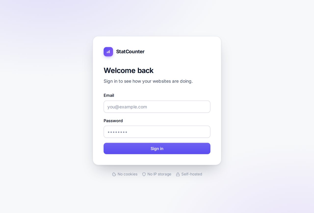 StatCounter — Analitik Web Tanpa Kuki