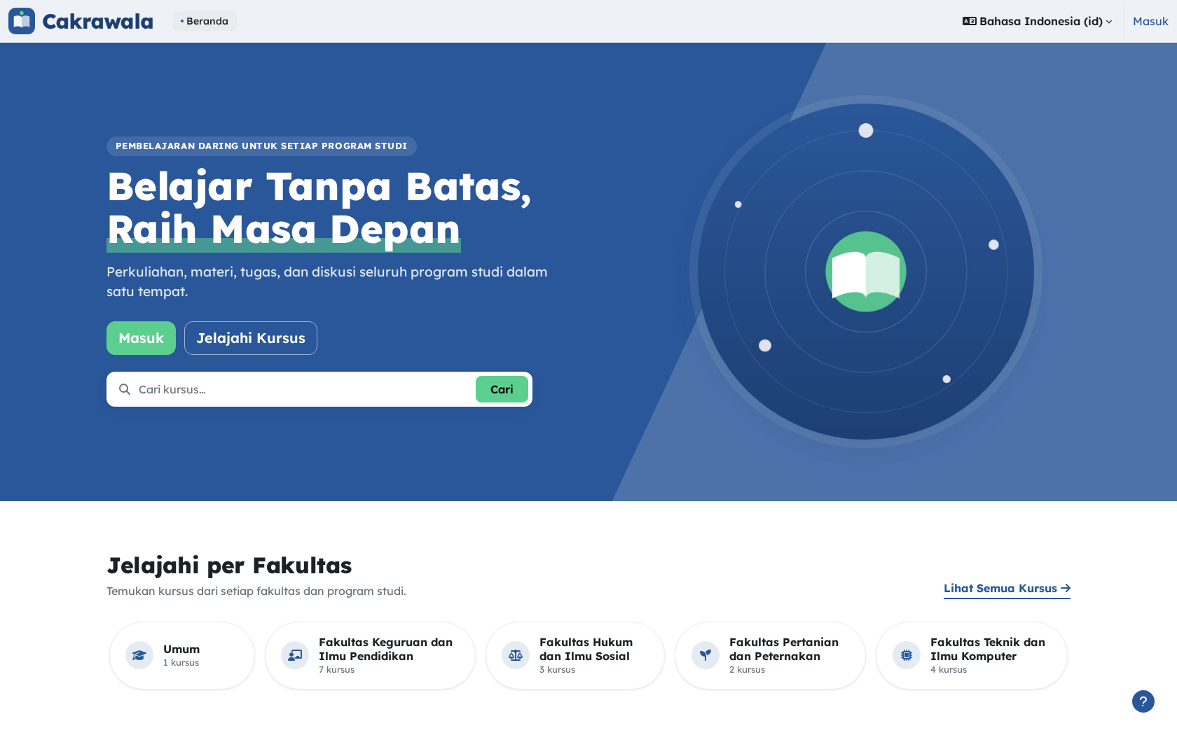 Cakrawala Moodle Theme