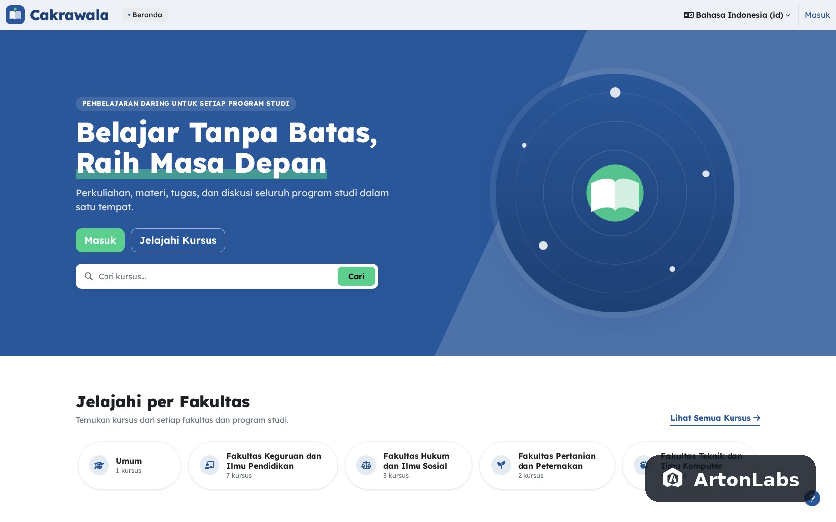 Cakrawala - Moodle Theme