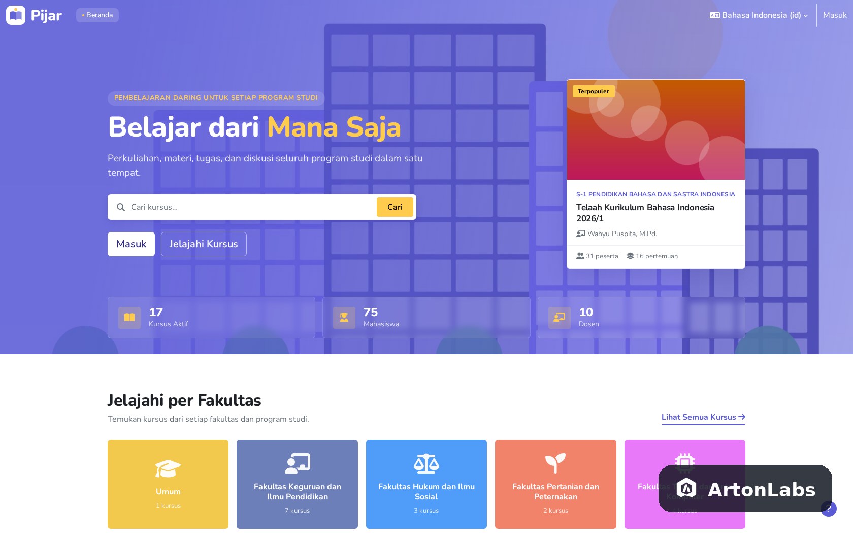 Pijar - Moodle Theme