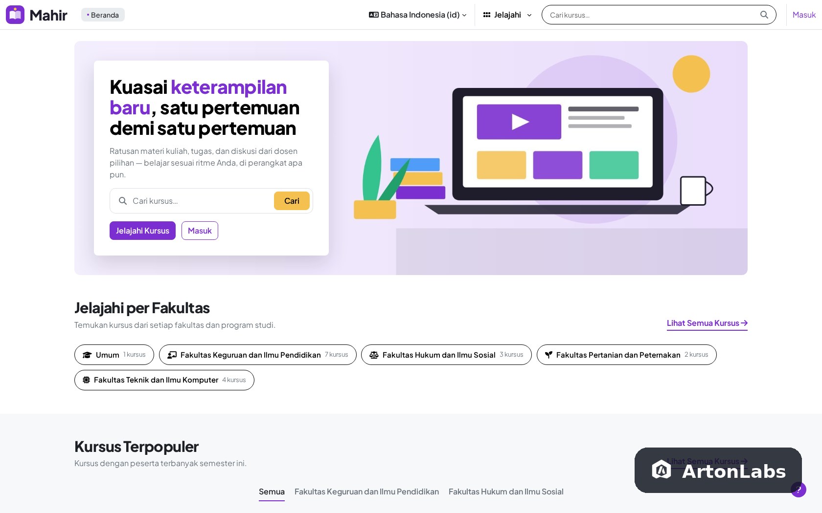 Mahir - Moodle Theme