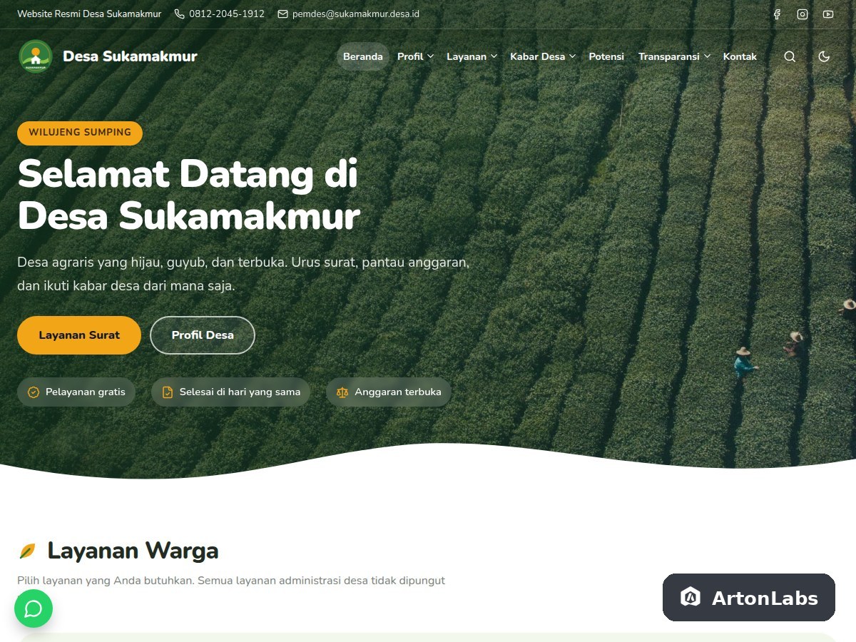 Desa - WordPress Theme