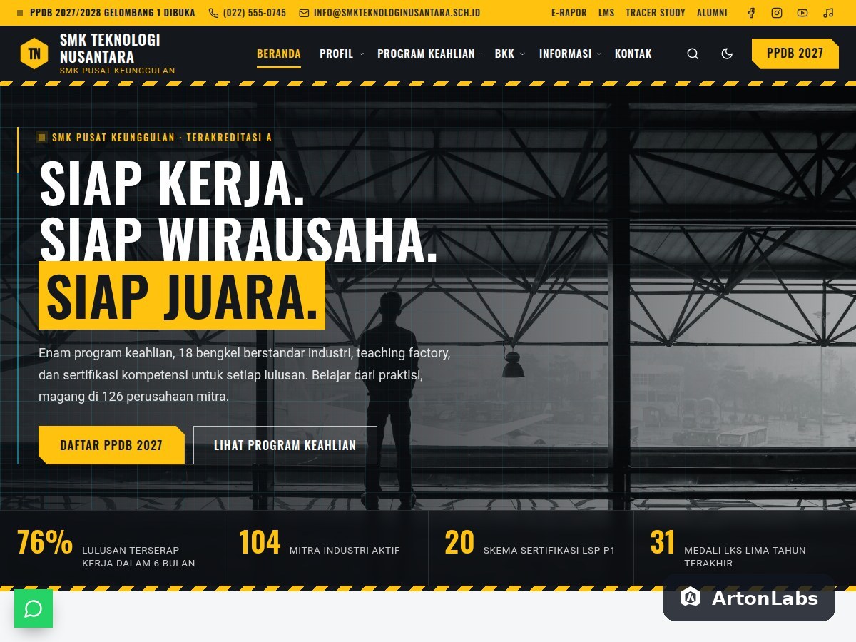 Vokasi - WordPress Theme