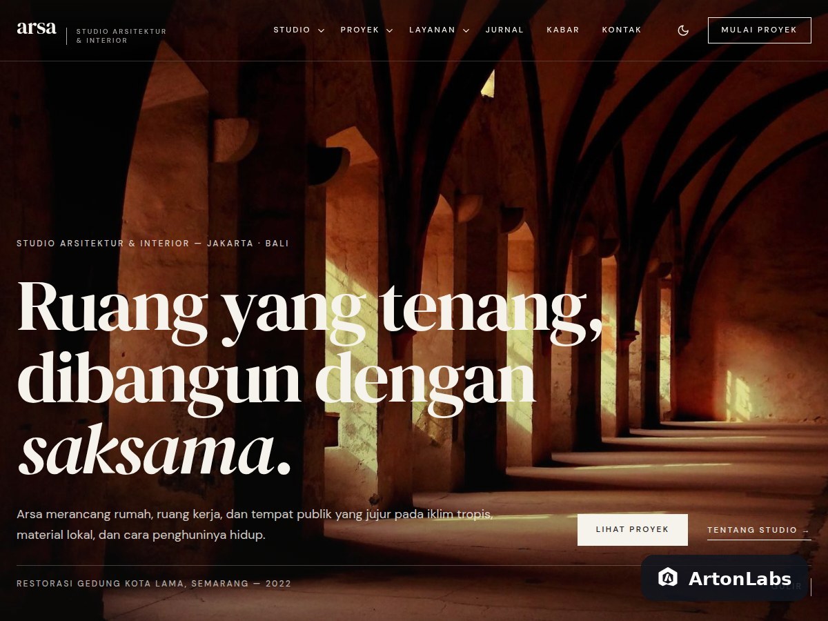 Arsa - WordPress Theme