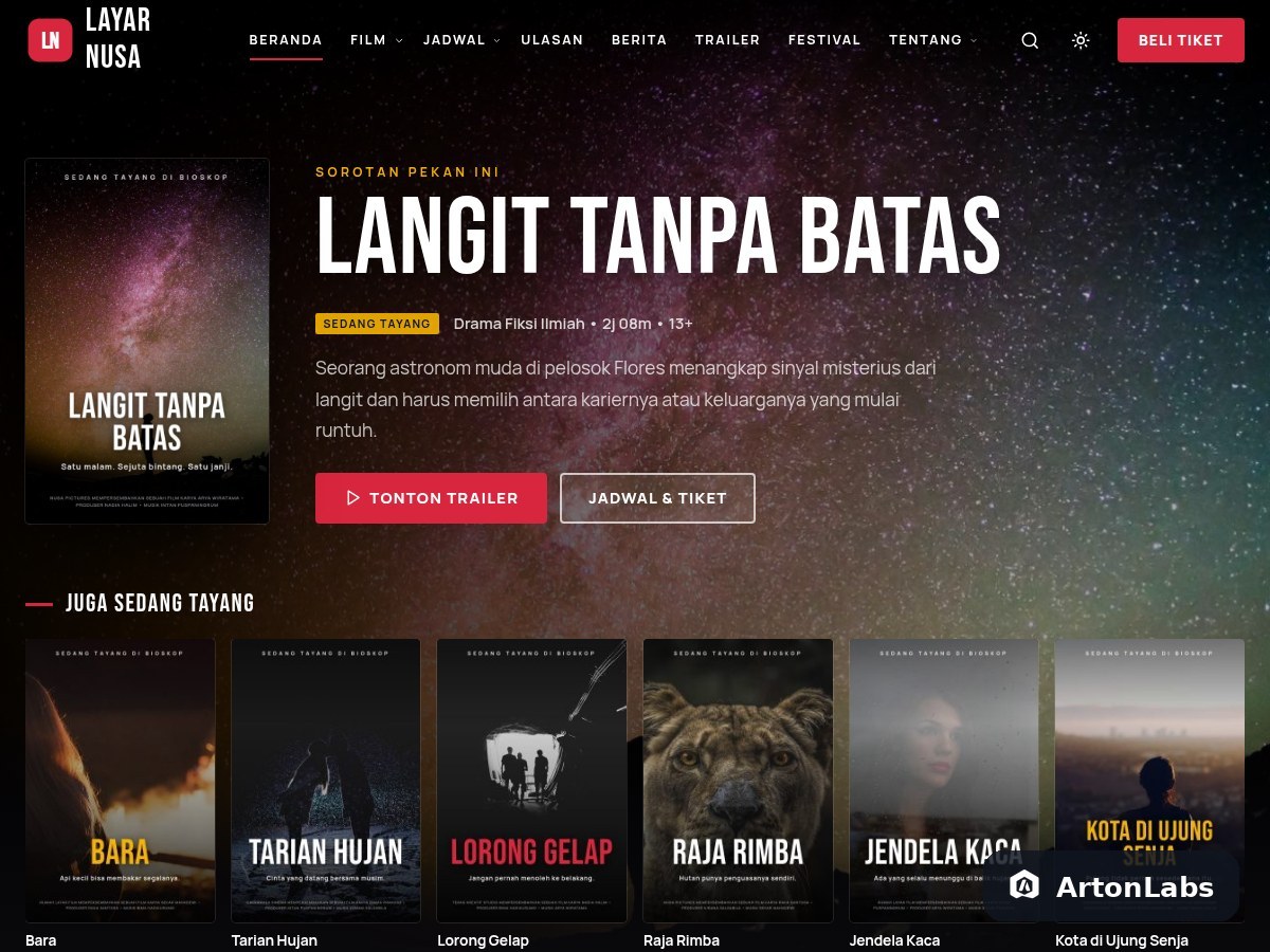 Sinema - WordPress Theme