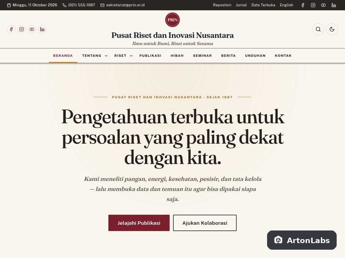 Riset - WordPress Theme