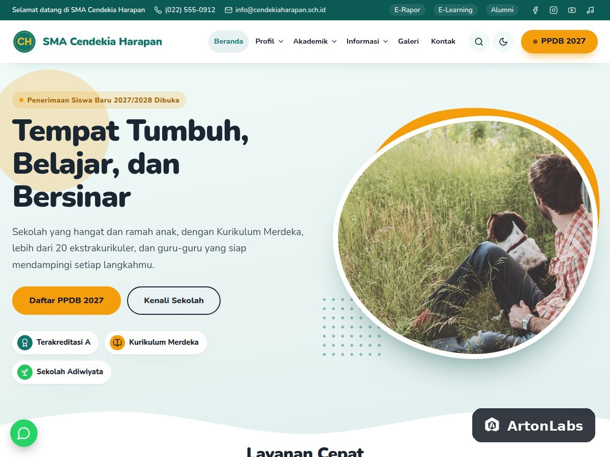 Sekolah - WordPress Theme