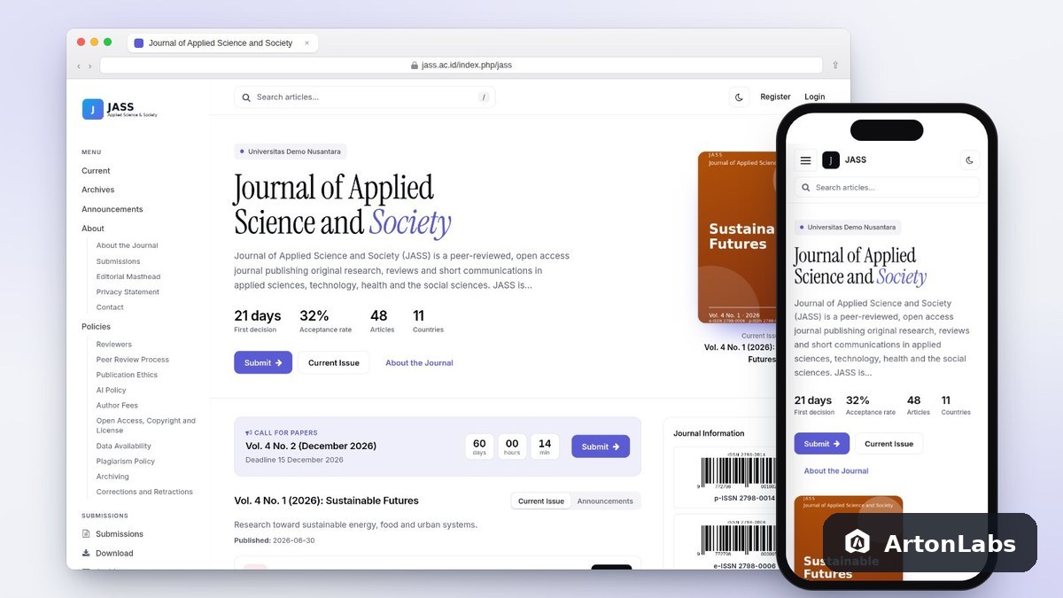 Prisma OJS Theme (OJS 3.3–3.5)