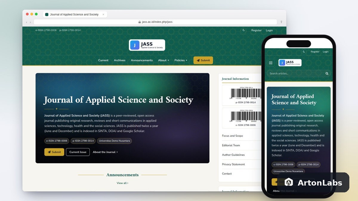 Hikmah OJS Theme (OJS 3.3–3.5)