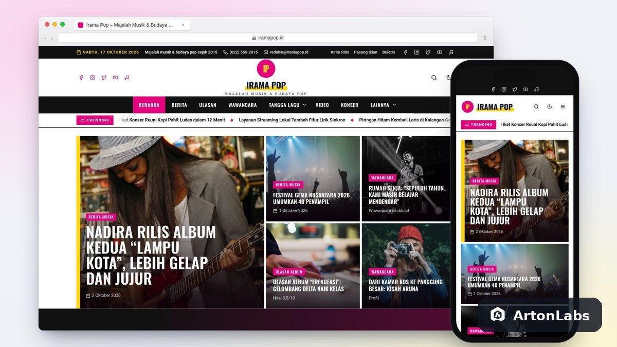 Irama - WordPress Theme