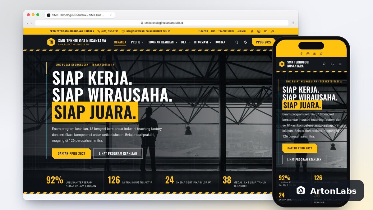 Vokasi - WordPress Theme
