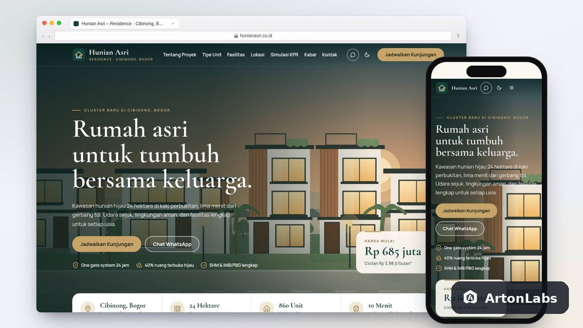 Hunian - WordPress Theme