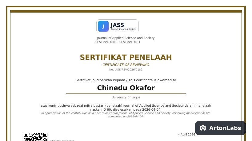Reviewer Certificate & Recognition – OJS Plugin