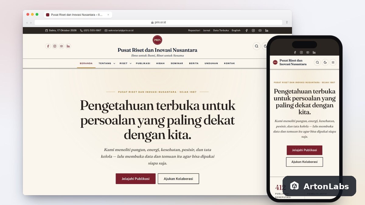 Riset - WordPress Theme