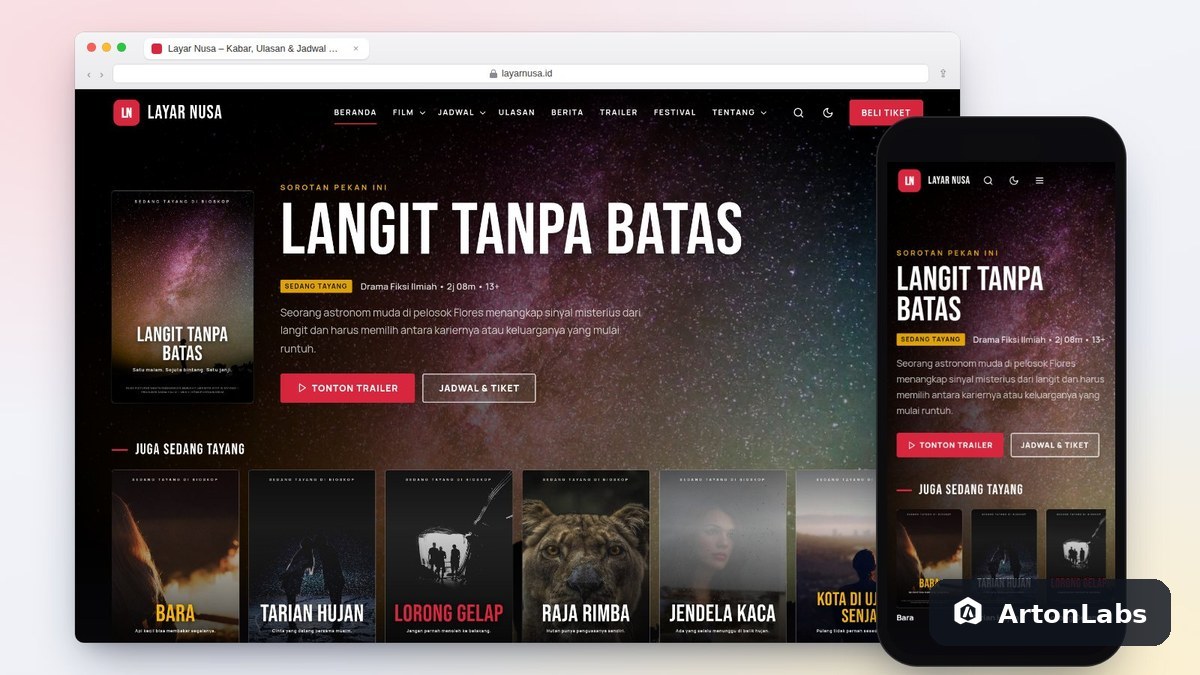 Sinema - WordPress Theme