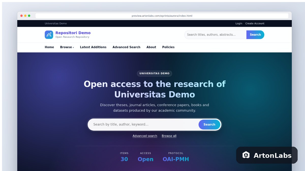 Aurora - EPrints Theme