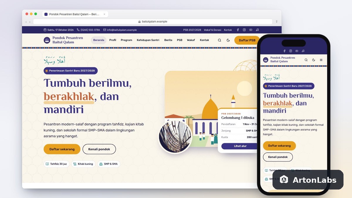 Santri WordPress Theme