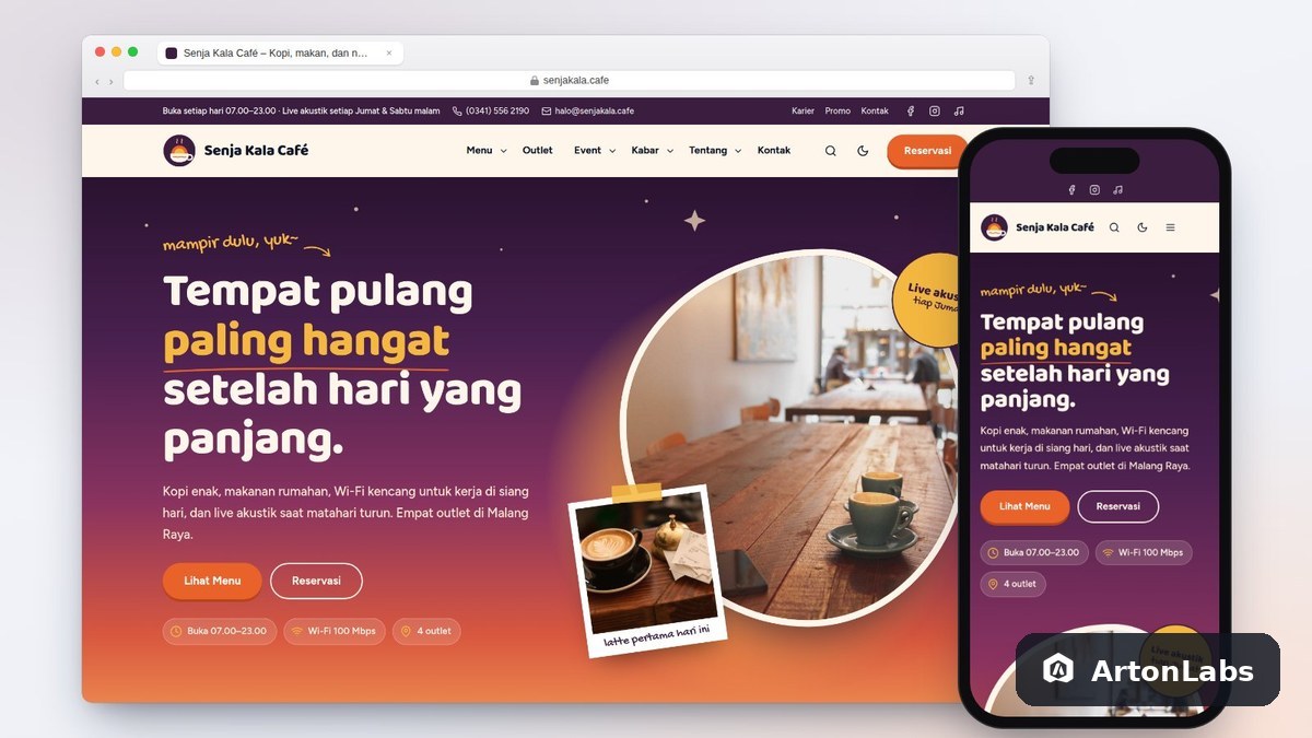 Senja WordPress Theme