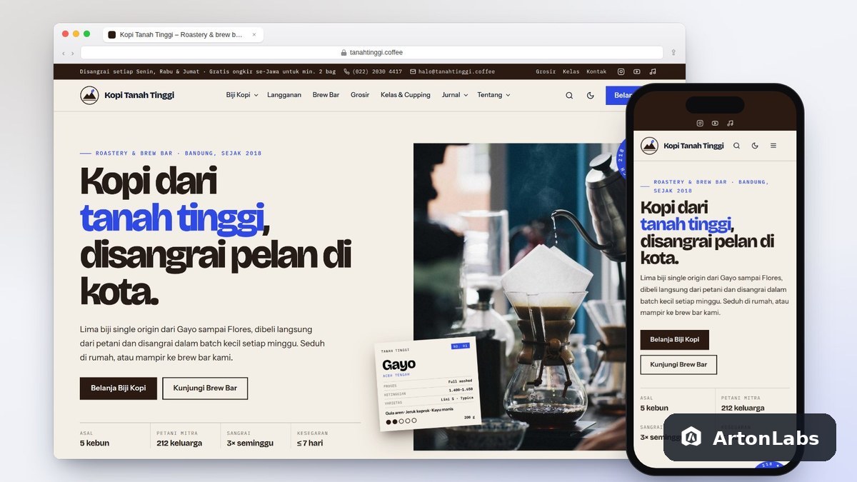 Kopi WordPress Theme